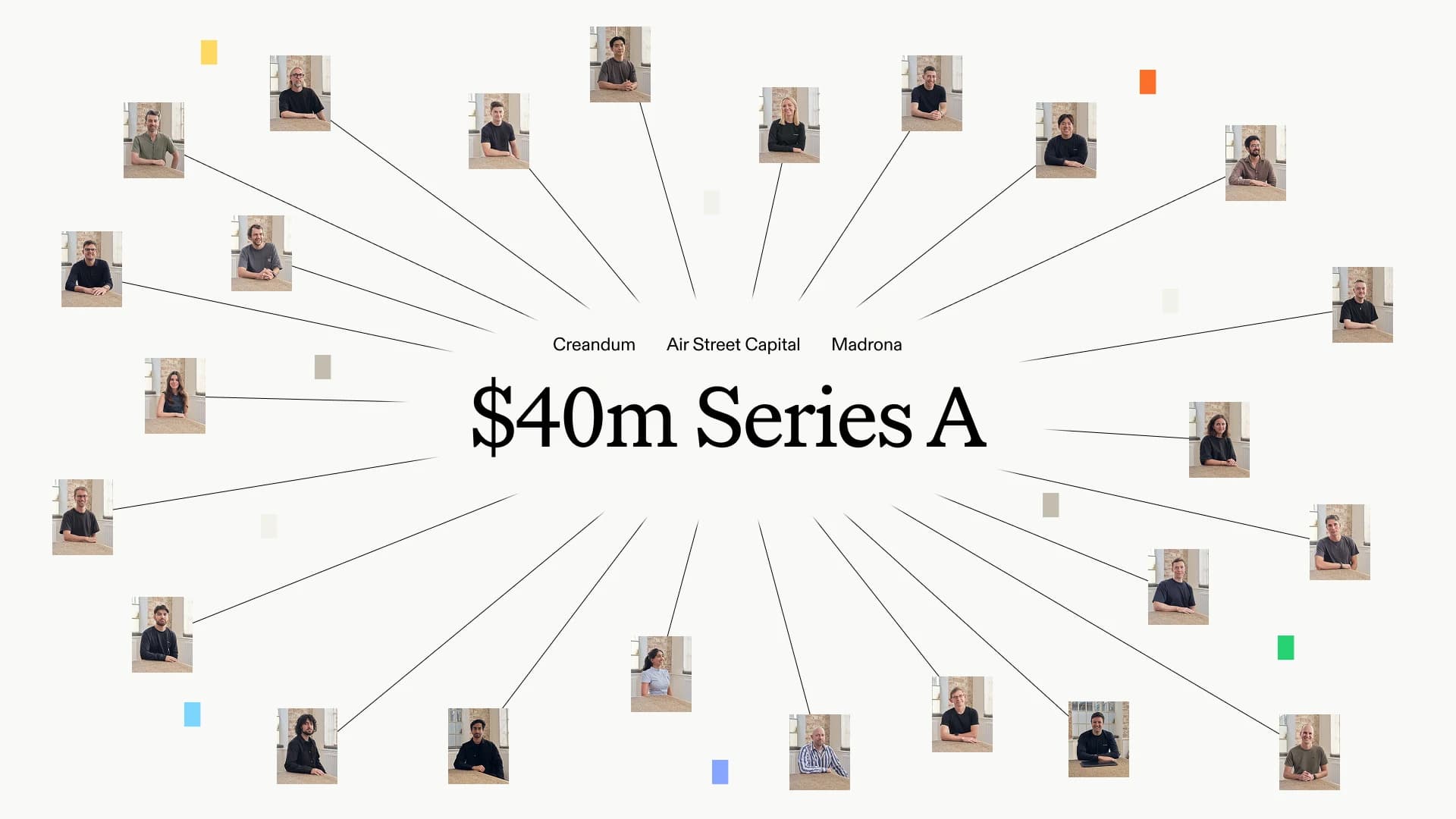 Editorial illustration for "$40M Series A to make warm introductions at the scale of the internet"